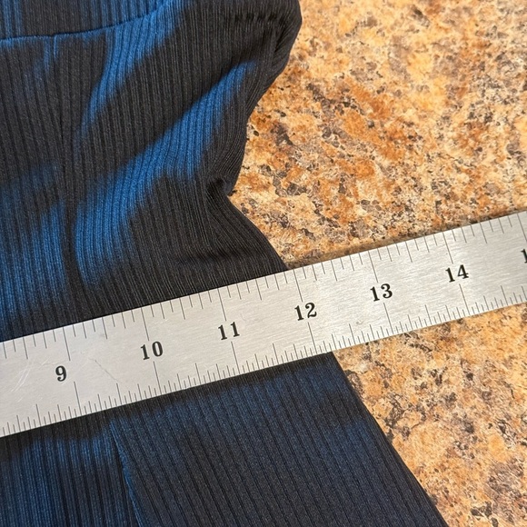 Tommy Jeans Badge Mini Black Dress V-Neck Polyester Spaghetti Straps Medium - Picture 13 of 16